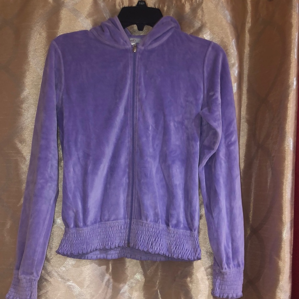 poof! purple hoodie size small